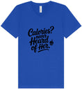 Load image into Gallery viewer, Calories Never Heard of Her Unisex V-Neck Shirt
