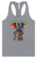 Load image into Gallery viewer, Knowledge is My Fire Women's Racerback Tank

