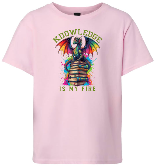 Knowledge is My Fire Children's Gildan Soft Shirt