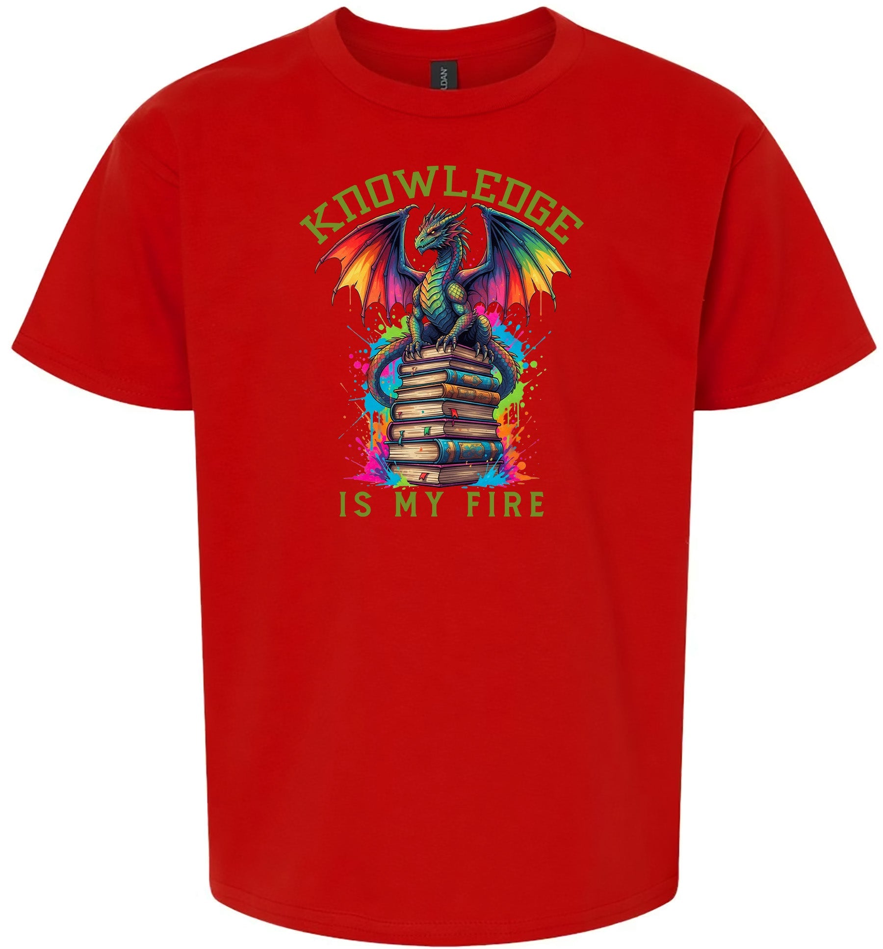 Knowledge is My Fire Children's Gildan Soft Shirt