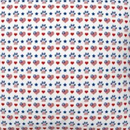 Patriotic Bow Tie | 4th of July | Memorial Day | American Flag | - Southlake Paws