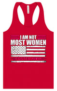 Load image into Gallery viewer, Not Most Women, Foster Mom Women's Racerback Tank

