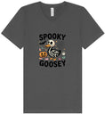 Load image into Gallery viewer, Spooky Goosey Unisex V-Neck Shirt
