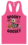 Load image into Gallery viewer, Spooky Goosey Women's Racerback Tank
