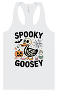 Load image into Gallery viewer, Spooky Goosey Women's Racerback Tank
