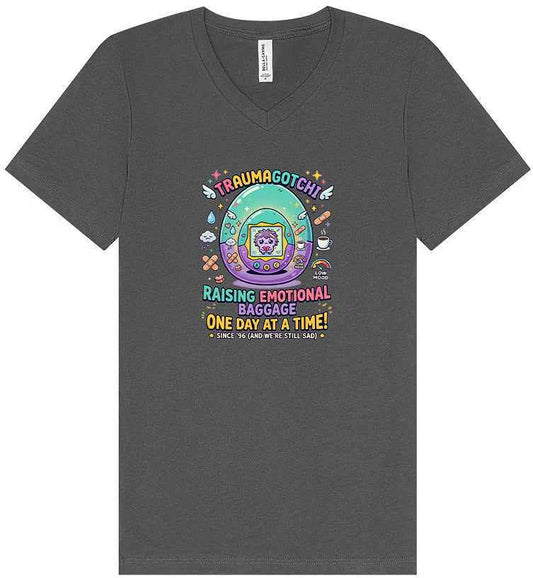 Traumagotchi Unisex V-Neck Shirt