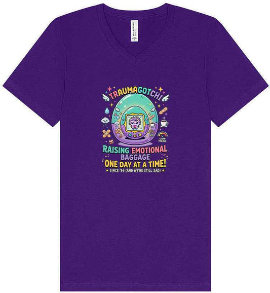Traumagotchi Unisex V-Neck Shirt