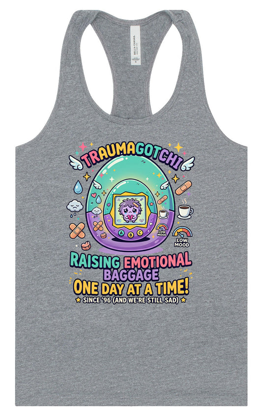 Traumagotchi Women's Racerback Tank