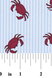 Summer Crab Bandana | Nautical Bandana | Summer Bandana | Beach Bandana | Seafood Bandana | Maryland Crab