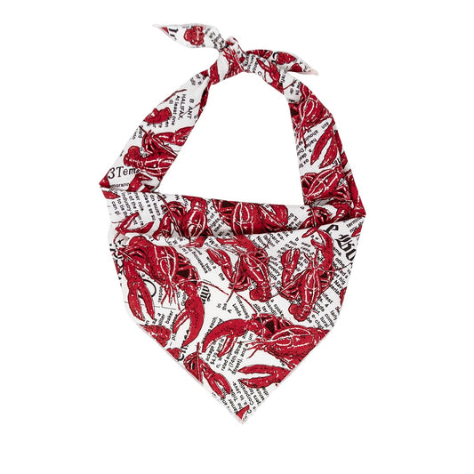 Lobster Bandana | Nautical Bandana | Summer Bandana | Beach Bandana | Seafood Bandana | Maine Lobster - Southlake Paws