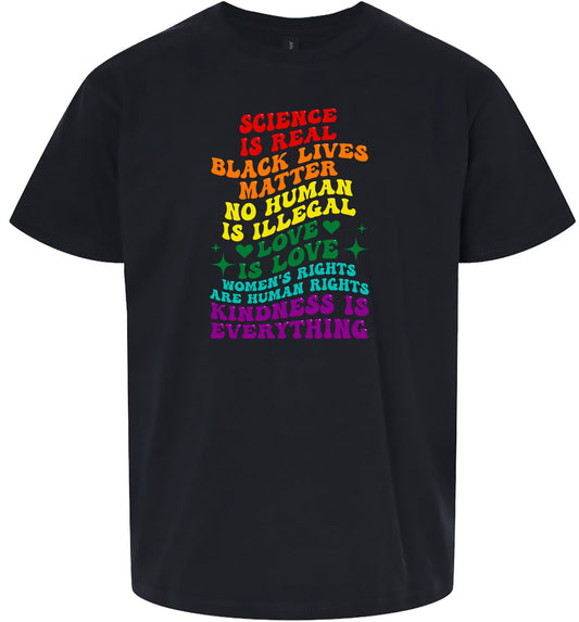 Science Is Real Children's Gildan Soft Shirt