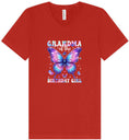 Load image into Gallery viewer, Grandma of the Birthday Girl Unisex V-Neck Shirt
