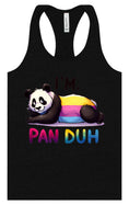 Load image into Gallery viewer, Pan Duh Panda Women's Racerback Tank
