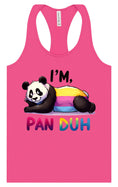 Load image into Gallery viewer, Pan Duh Panda Women's Racerback Tank
