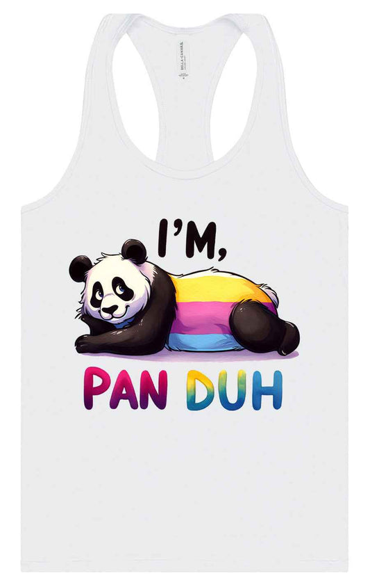 Pan Duh Panda Women's Racerback Tank