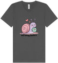 Load image into Gallery viewer, Not Today Snail Unisex V-Neck Shirt
