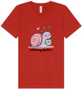 Load image into Gallery viewer, Not Today Snail Unisex V-Neck Shirt
