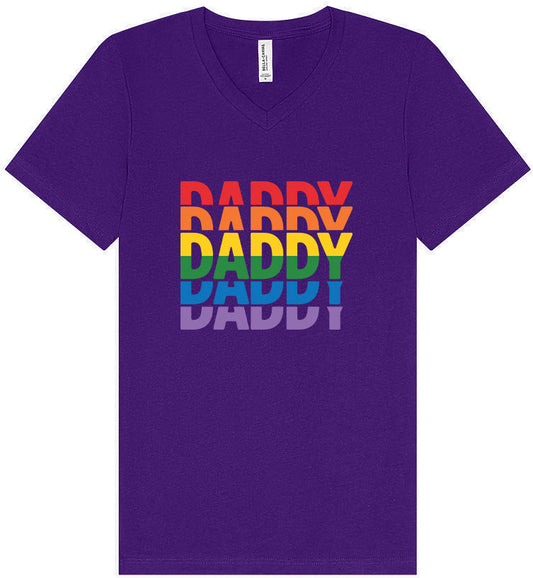 Daddy Pride Unisex V-Neck Shirt