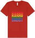 Load image into Gallery viewer, Daddy Pride Unisex V-Neck Shirt
