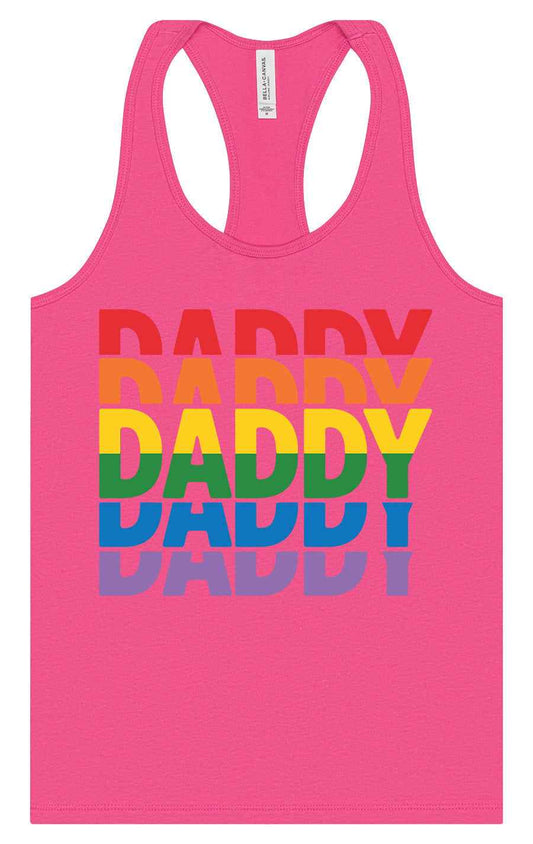 Daddy Pride Women's Racerback Tank