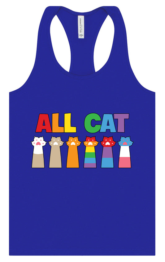 All Paws for Pride Women's Racerback Tank