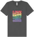 Load image into Gallery viewer, Love Knows No Gender Unisex V-Neck Shirt
