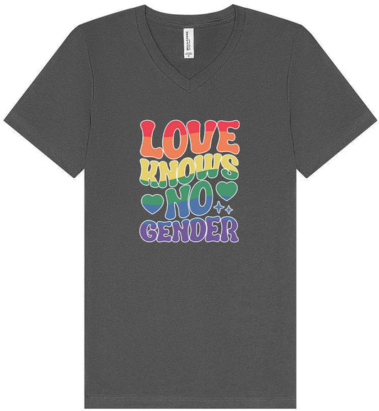 Love Knows No Gender Unisex V-Neck Shirt