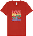 Load image into Gallery viewer, Love Knows No Gender Unisex V-Neck Shirt
