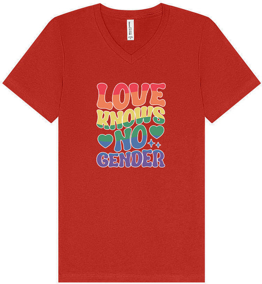 Love Knows No Gender Unisex V-Neck Shirt