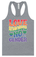 Load image into Gallery viewer, Love Knows No Gender Women's Racerback Tank
