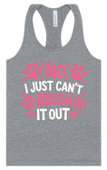 Load image into Gallery viewer, Can't Just Brush it Out Groomer Women's Racerback Tank
