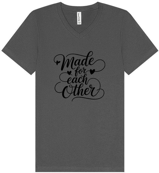 Made for Each Other Unisex V-Neck Shirt