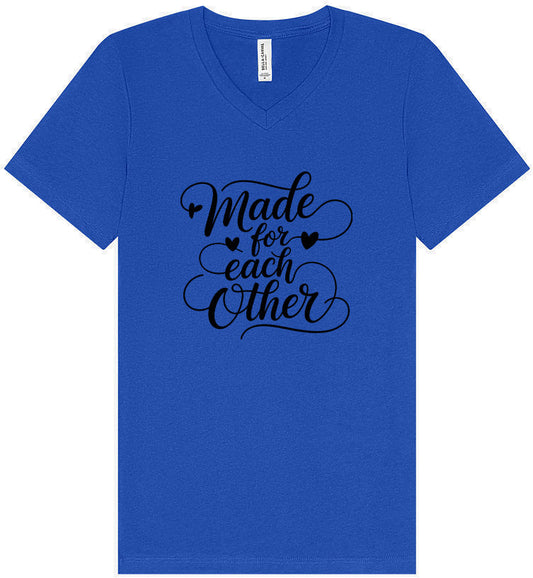 Made for Each Other Unisex V-Neck Shirt