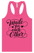 Load image into Gallery viewer, Made for Each Other Women's Racerback Tank
