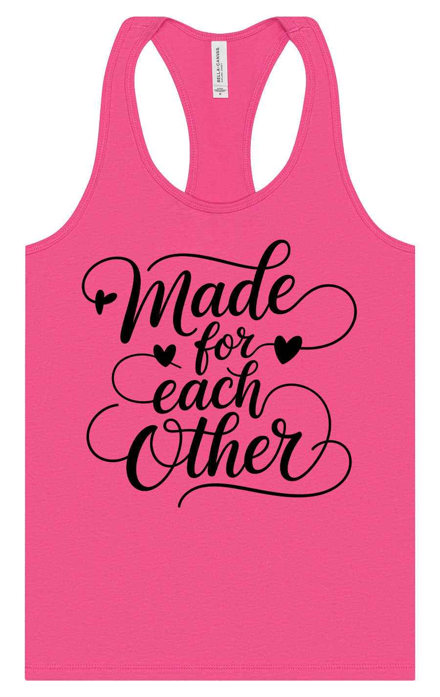 Made for Each Other Women's Racerback Tank