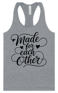 Load image into Gallery viewer, Made for Each Other Women's Racerback Tank
