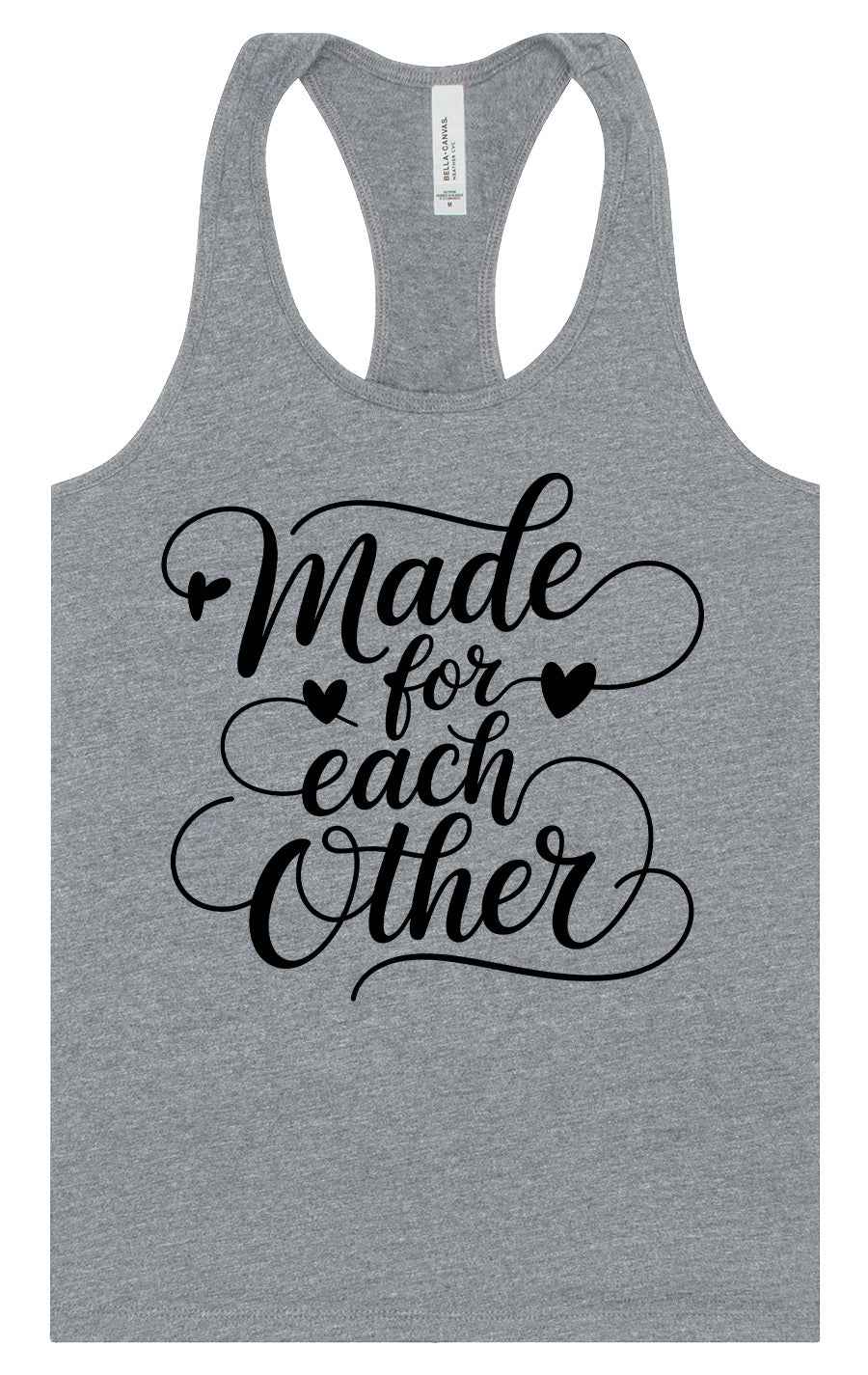 Made for Each Other Women's Racerback Tank