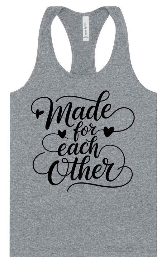 Made for Each Other Women's Racerback Tank
