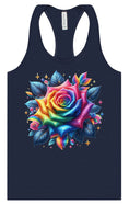 Load image into Gallery viewer, Rainbow Rose Women's Racerback Tank
