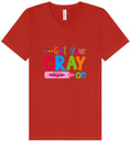 Load image into Gallery viewer, Get Your Kindergarten Cray On Unisex V-Neck Shirt
