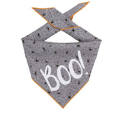Halloween Bandana | Halloween Dog Bandana | Black Spider Web | Boo