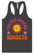 Load image into Gallery viewer, Forever Chasing Sunsets Women's Racerback Tank
