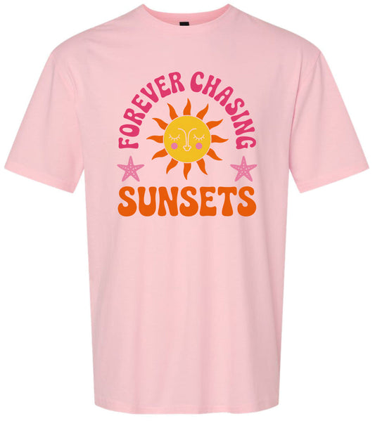 Forever Chasing Sunsets Children's Gildan Soft Shirt