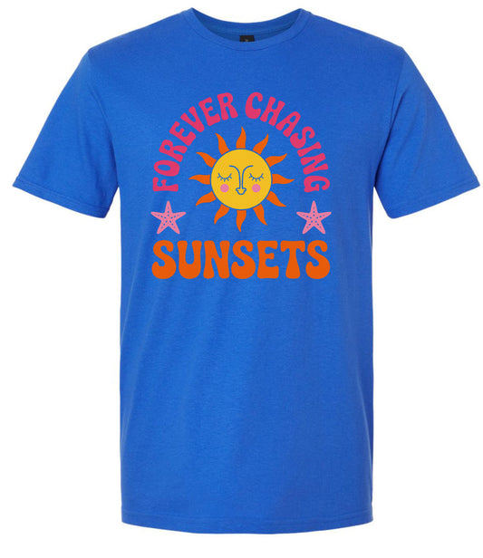 Forever Chasing Sunsets Children's Gildan Soft Shirt