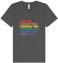 Load image into Gallery viewer, See Accept Support Pride Unisex V-Neck Shirt
