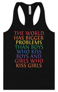 Load image into Gallery viewer, Bigger Problems Pride Women's Racerback Tank
