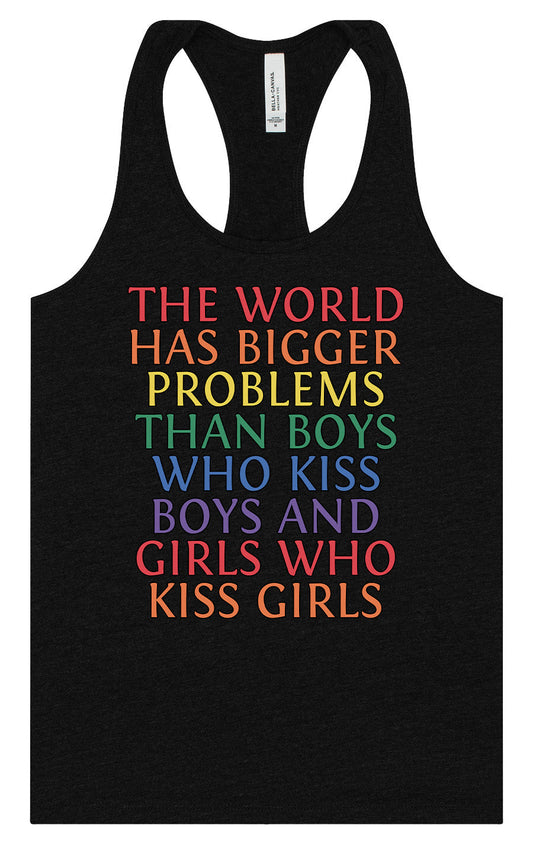 Bigger Problems Pride Women's Racerback Tank
