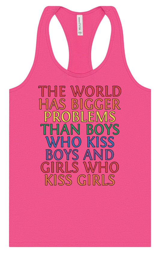 Bigger Problems Pride Women's Racerback Tank