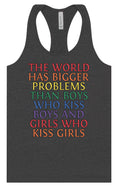 Load image into Gallery viewer, Bigger Problems Pride Women's Racerback Tank
