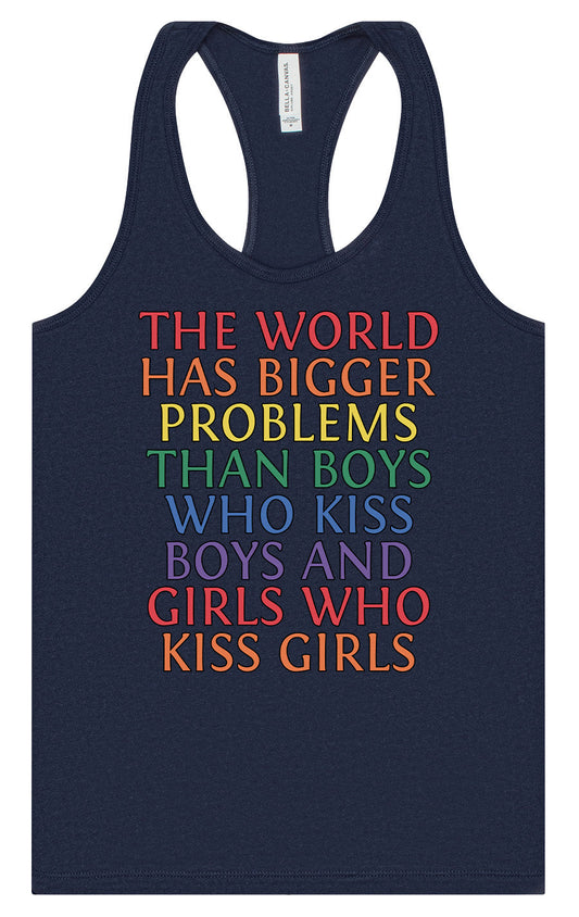 Bigger Problems Pride Women's Racerback Tank